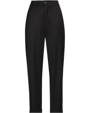 Siste's Pants Polyester, Viscose, Elastane - Black