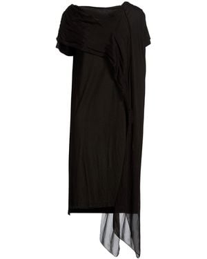 Masnada Midi Dress Cotton, Silk - Black