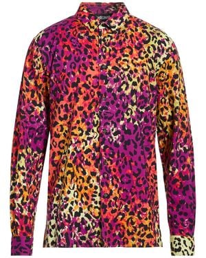 Just Cavalli Plum Shirt Cotton, Viscose - Red