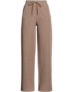 hinnominate Pants Polyester, Elastane - Brown