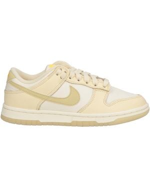 Nike Trainers Leather, Textile Fibres - Natural