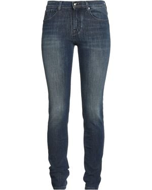 Moorer Jeans Cotton, Polyester, Elastane - Blue