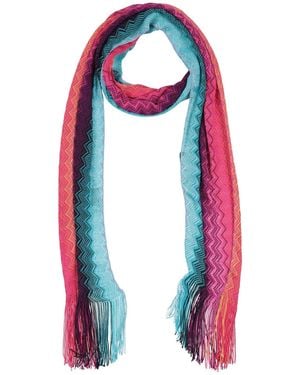 Missoni Fuchsia Scarf Viscose - Blue