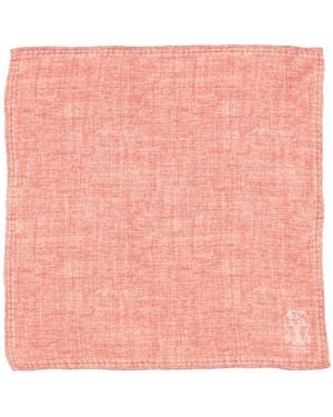 Brunello Cucinelli Rust Ties & Bow Ties Silk - Pink