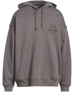 Y-3 Sweatshirt Cotton, Elastane - Gray