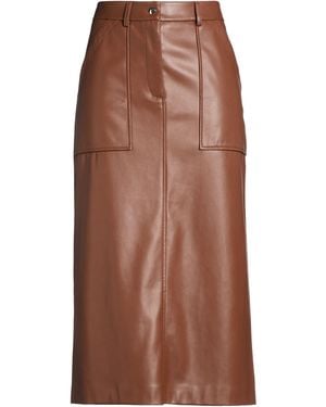 Semicouture Midi Skirts - Brown