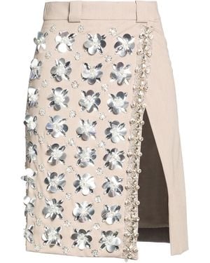 DES_PHEMMES Midi Skirt - Gray