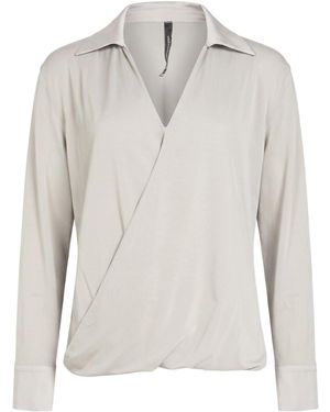 Pierantonio Gaspari Top Viscose, Polyester - White