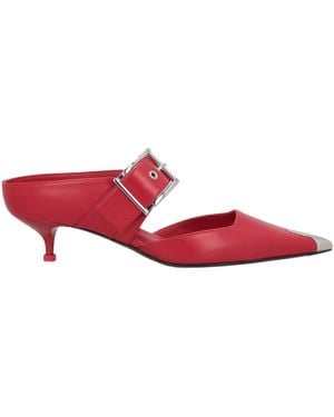 McQueen Mules & Clogs - Red