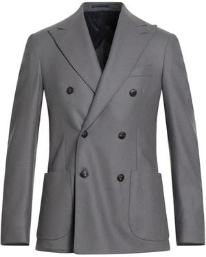 Barba Napoli Blazer Virgin Wool - Gray