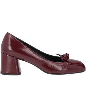 J.A.P. JOSE ANTONIO PEREIRA Loafers Leather - Purple
