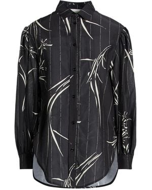 True Royal Shirt Cotton, Silk - Black