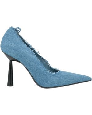 Gia Borghini Pumps Textile Fibers - Blue