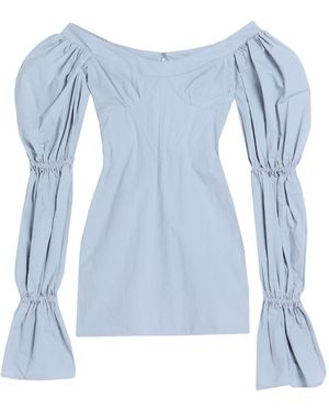 Natalie Rolt Mini Dress - Blue