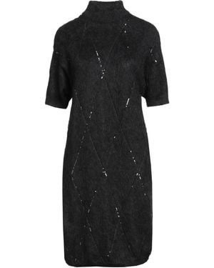 Brunello Cucinelli Mini-Kleid - Schwarz