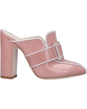 Pollini Mules & Clogs Leather - Pink