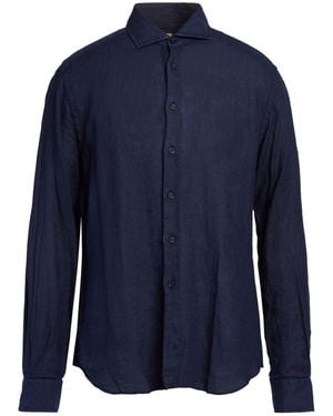 Xacus Shirt Linen - Blue