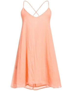 Fisico Mini Dress Ramie - Pink