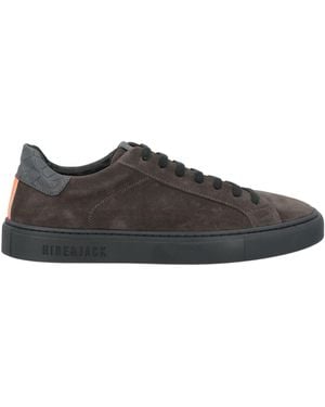 HIDE & JACK Charcoal Sneakers Leather - Gray