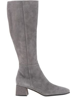 Sergio Rossi Charcoal Boot Leather - Gray