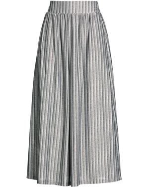 Momoní Maxi Skirt Polyester, Viscose, Metallic Polyester, Polyamide, Elastane - Grey