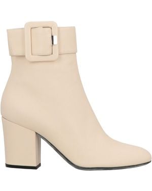 Sergio Rossi Ankle Boots Leather - Natural