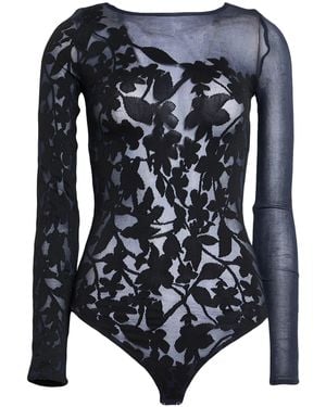 Wolford Bodysuit Polyamide, Elastane - Blue
