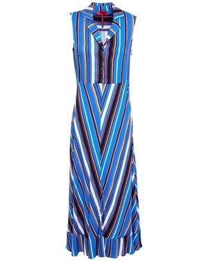 MAX&Co. Azure Midi Dress Viscose - Blue