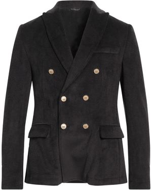Daniele Alessandrini Blazer Polyester, Polyamide, Elastane - Black