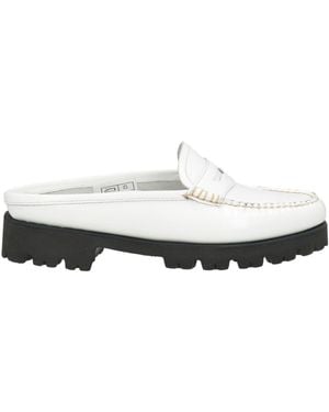 G.H. Bass & Co. Mules & Clogs - White