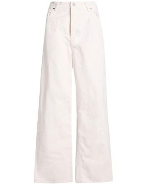 Victoria Beckham Ivory Jeans Organic Cotton - White