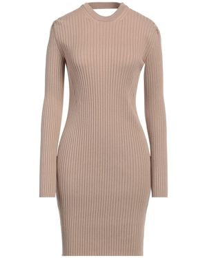 Semicouture Mini Dress - Natural