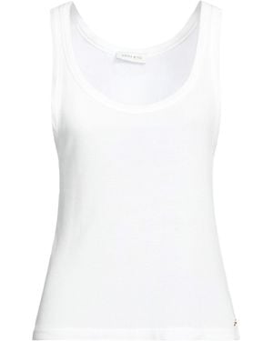 Anine Bing Tank Top Micro Modal, Cashmere - White
