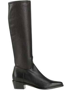 Giorgio Armani Boot Leather - Black