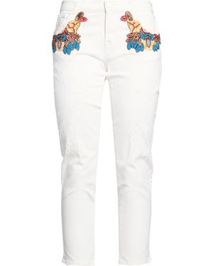 Jacob Cohen Ivory Jeans Cotton, Elastane - White