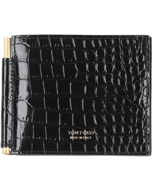 Tom Ford Wallet Leather - Black