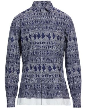 Ferragamo Shirt Cotton - Blue