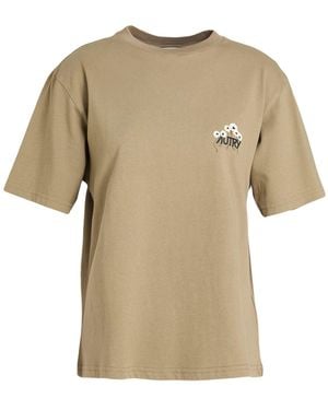 Autry Military T-Shirt Cotton - Natural