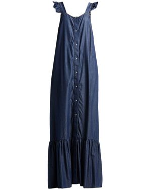 Jacob Cohen Maxi Dress Cotton - Blue