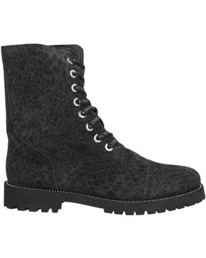 Zadig & Voltaire Dark Ankle Boots Leather - Black