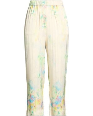 Jucca Cream Pants Viscose - White