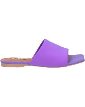 Bibi Lou Sandals Textile Fibers - Purple