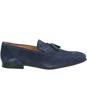 Exton Loafers Leather - Blue