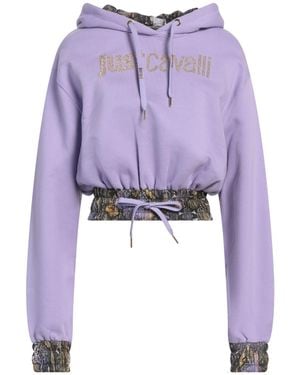 Just Cavalli Sweatshirt Cotton - Purple