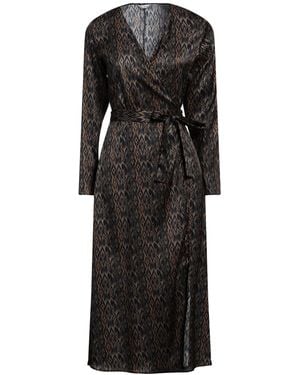 Caliban Midi Dress Polyamide, Silk, Elastane - Black