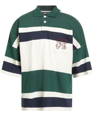 Palm Angels Polo Shirt Organic Cotton, Polyester - Green