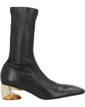 Jil Sander Botines de caña alta - Negro