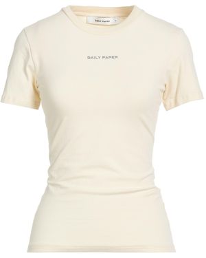 Daily Paper Ivory T-Shirt Cotton, Elastane - Natural