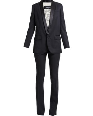 DSquared² Tailored Wool-Blend Pantsuit - Black
