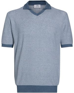 Fedeli Sky Sweater Linen, Cotton - Blue